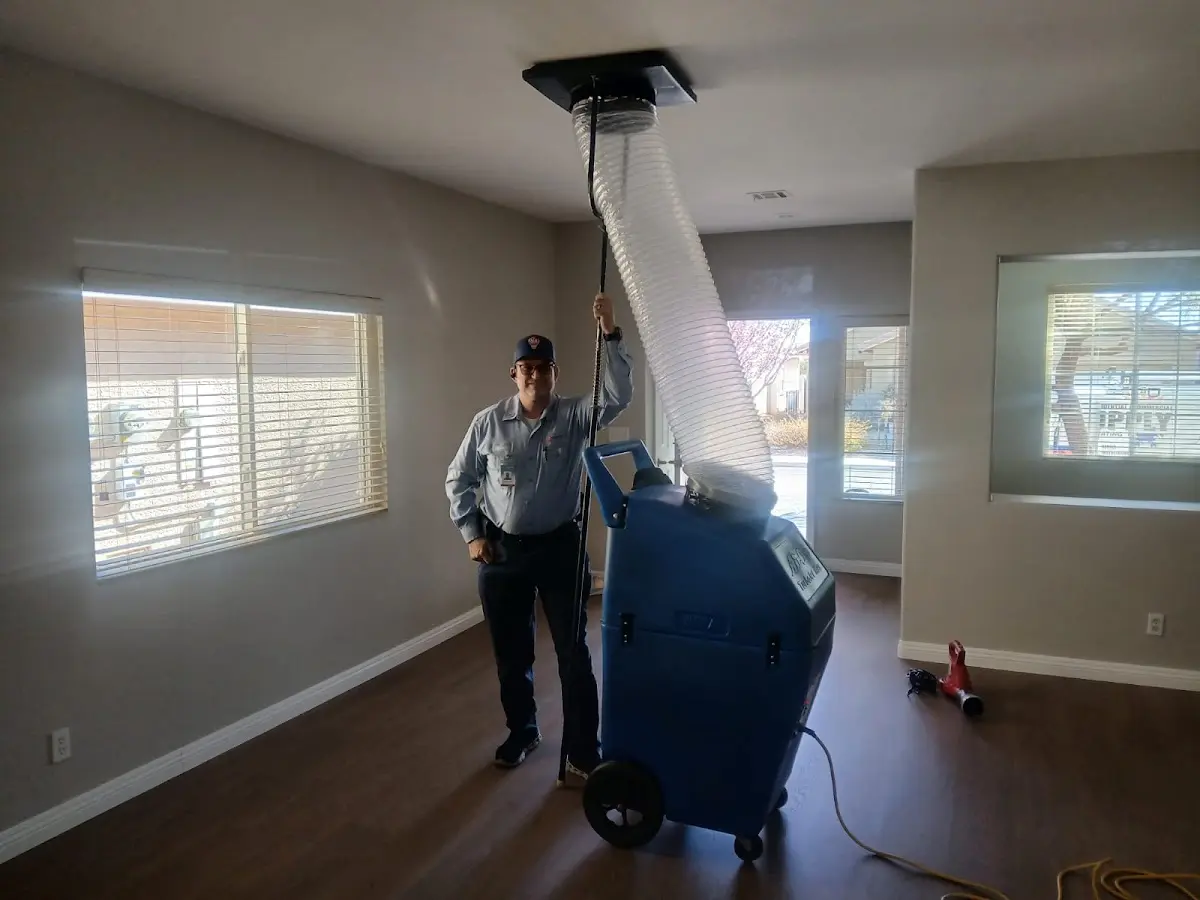 Professional Dryer Vent Cleaning work inside a South Pasadena home